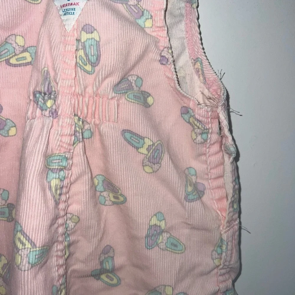 Vintage Oshkosh Corduroy Pink Overalls Dress size 5